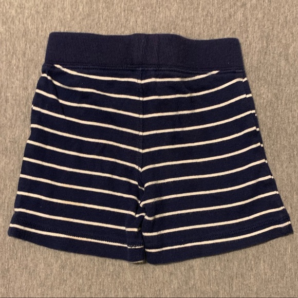 4/$10 Navy & White Stripe Short - Picture 2 of 2